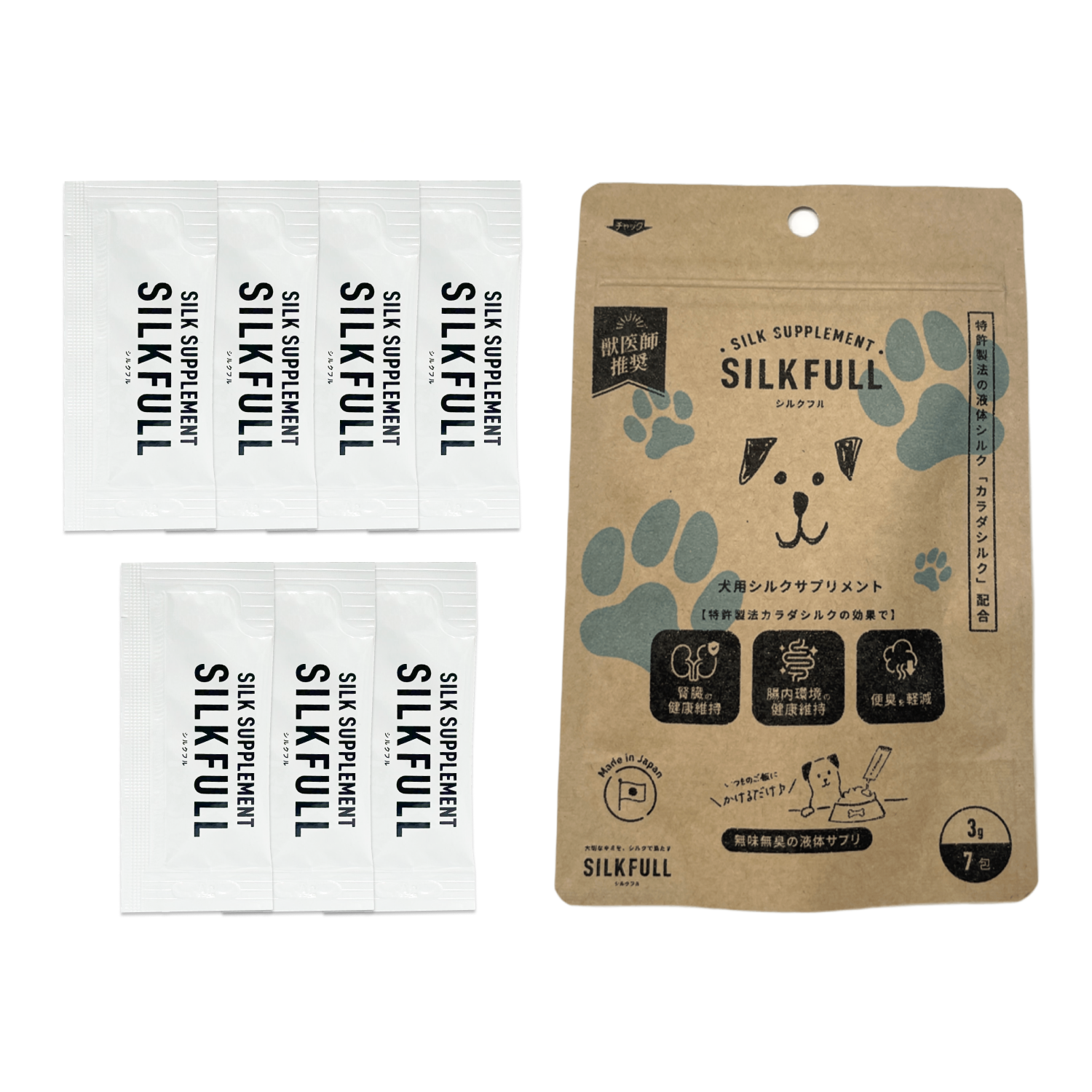☆user_6be0bcdf ☆SILKFULL PRO 犬用サプリメント SILKFULL シルクフル 犬用サプリ