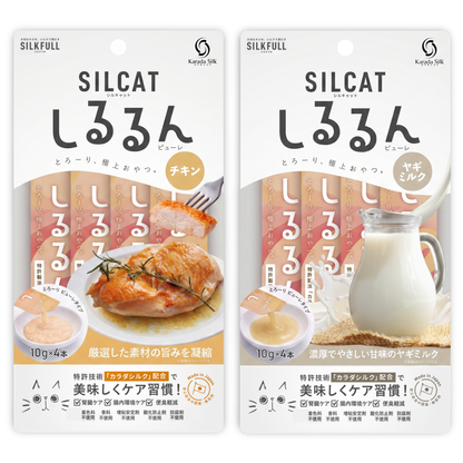 SILCAT 猫用しるるんピューレ（チキン、ヤギミルク）