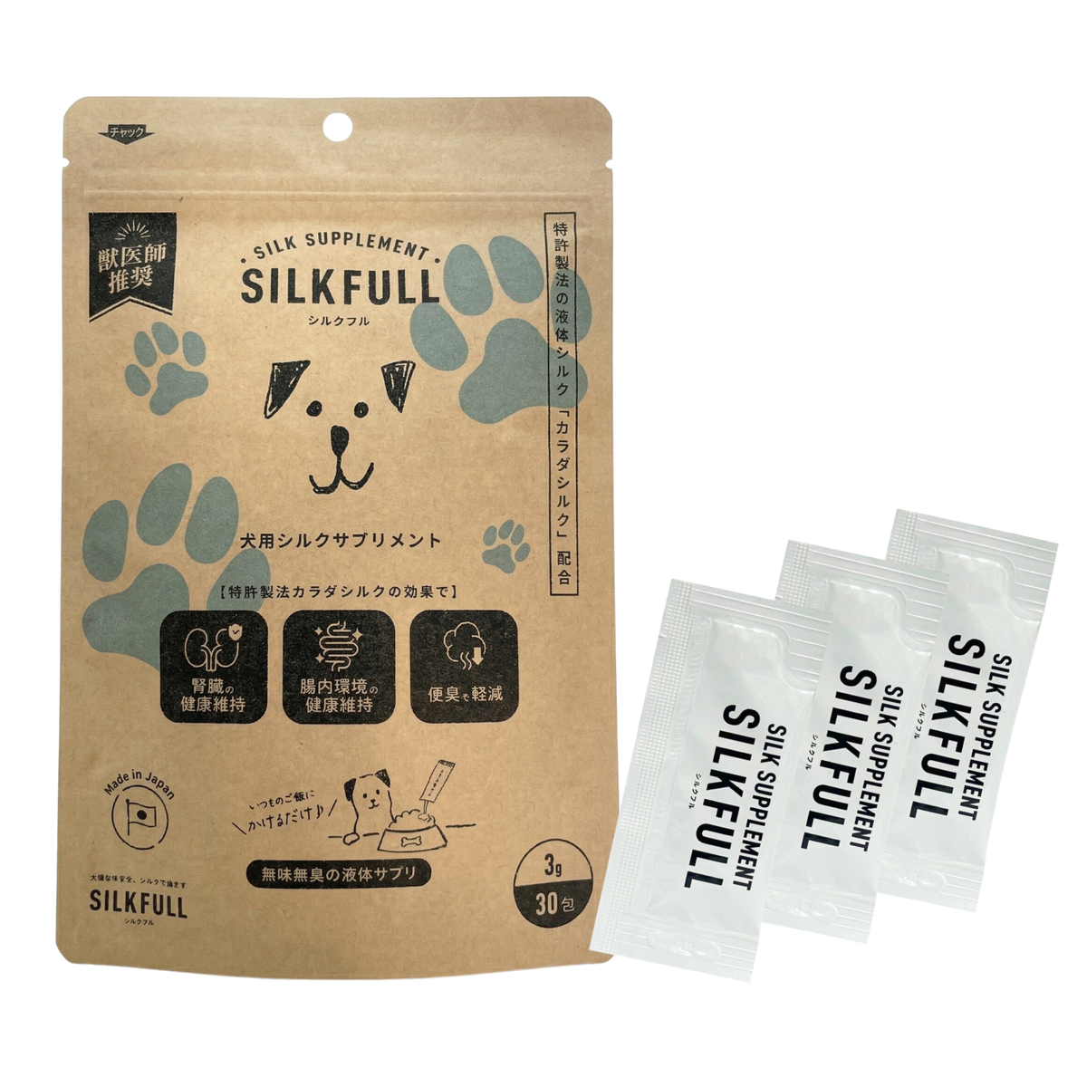 シルクフル　犬用シルクサプリメント　89包セット SILKFULL シルクフル 犬用サプリ