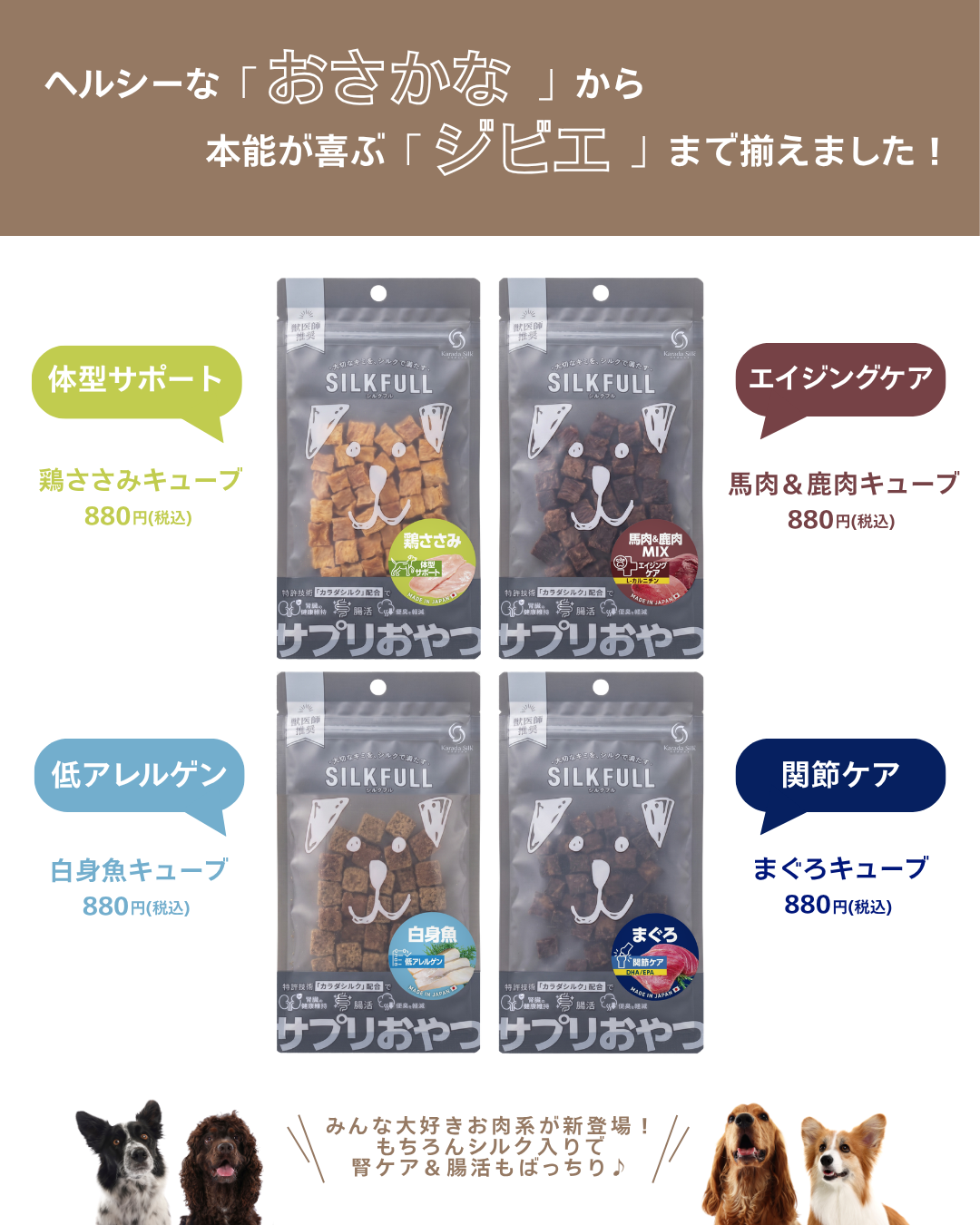 SILKFULL 犬用ひとくちサプリおやつ